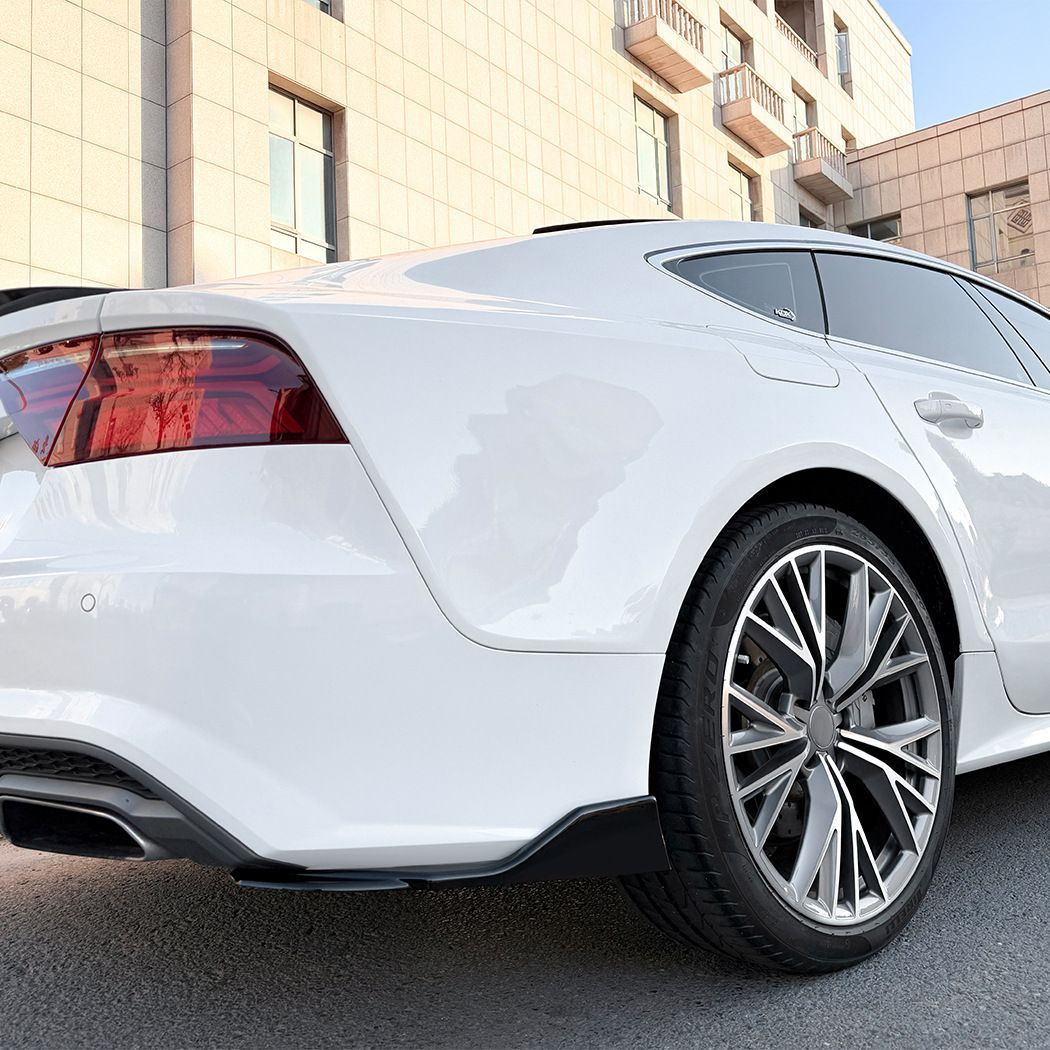 Audi A7 C7後期 Sline (アウディA7 C7後期 Sライン) 専用 リアバンパーカナード ABS製 カーボン調/ピアノブラック 2色選べる ドレスアップ効果 走行安定性向上 リアビューシャープ 簡単取付 車種専用設計 高級感 スポーティ 送料無料 Audi A7 C7後期 Sline (アウディA7 C7後期 Sライン) 専用 リアバンパーカナード ABS製 カーボン調/ピアノブラック 2色選べる ドレスアップ効果 走行安定性向上 リアビューシャープ 簡単取付 車種専用設計 高級感 スポーティ 送料無料