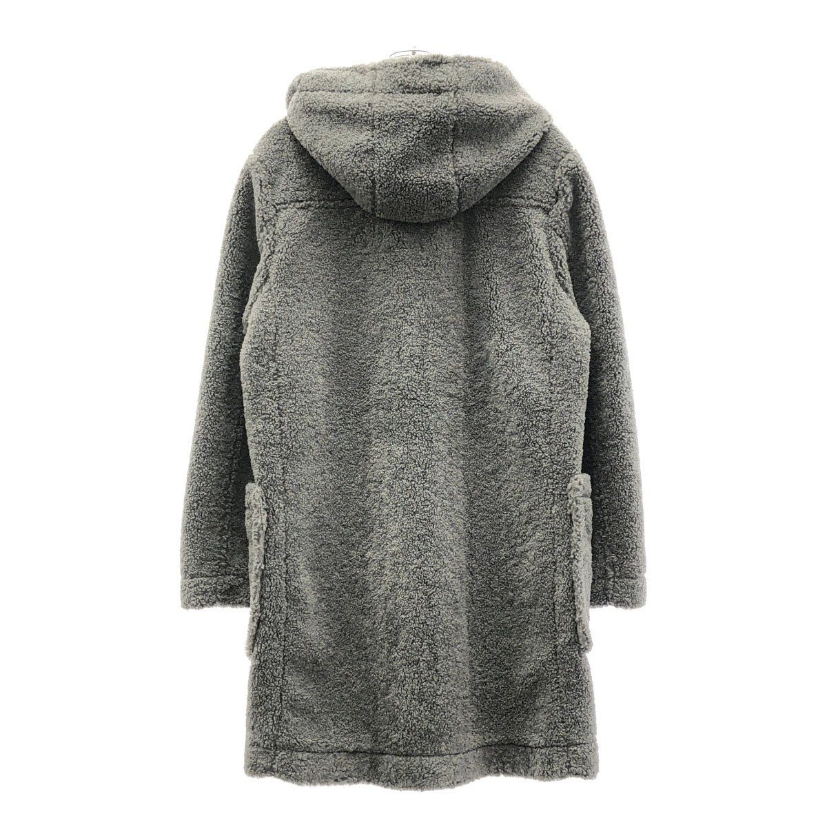 three dots スリードッツ パイル地ダッフルコート OK702M グレー S
