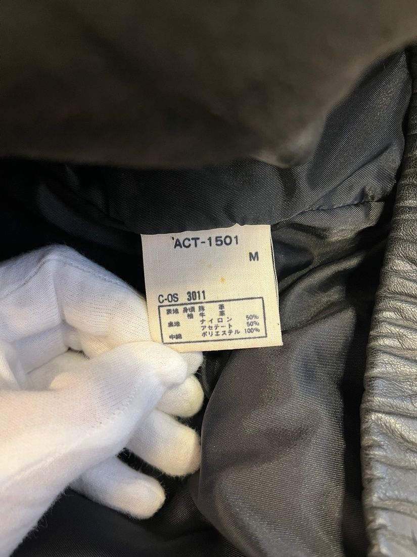 アディダス adidas 80s 80年代 RUN DMC レザー トラック ジャケット Vintage ヴィンテージ 黒 ジャケット ブラック Mサイズ 101MT-6230