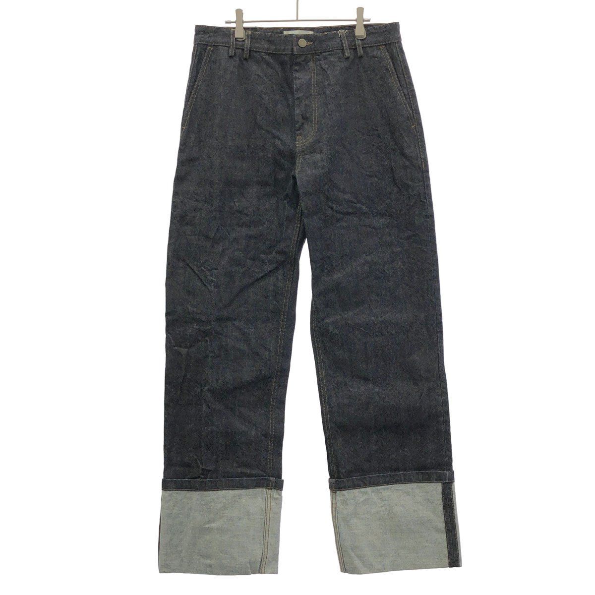 ENTIRE STUDIOS エンタイアスタジオ 25AW CUFF JEAN RAW デニムパンツ ESM-W25-11011-RA インディゴ L ENTIRE STUDIOS エンタイアスタジオ 25AW CUFF JEAN RAW デニムパンツ
