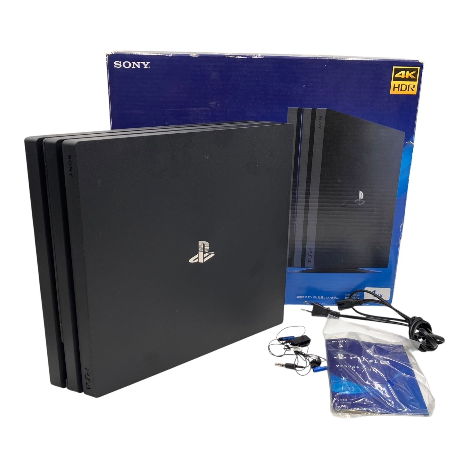 ■SONY PS4 Pro CUH-7200B 1TB 本体のみ 動作確認済 初期化済 外装スレあり プレイステーション42517612,2517612