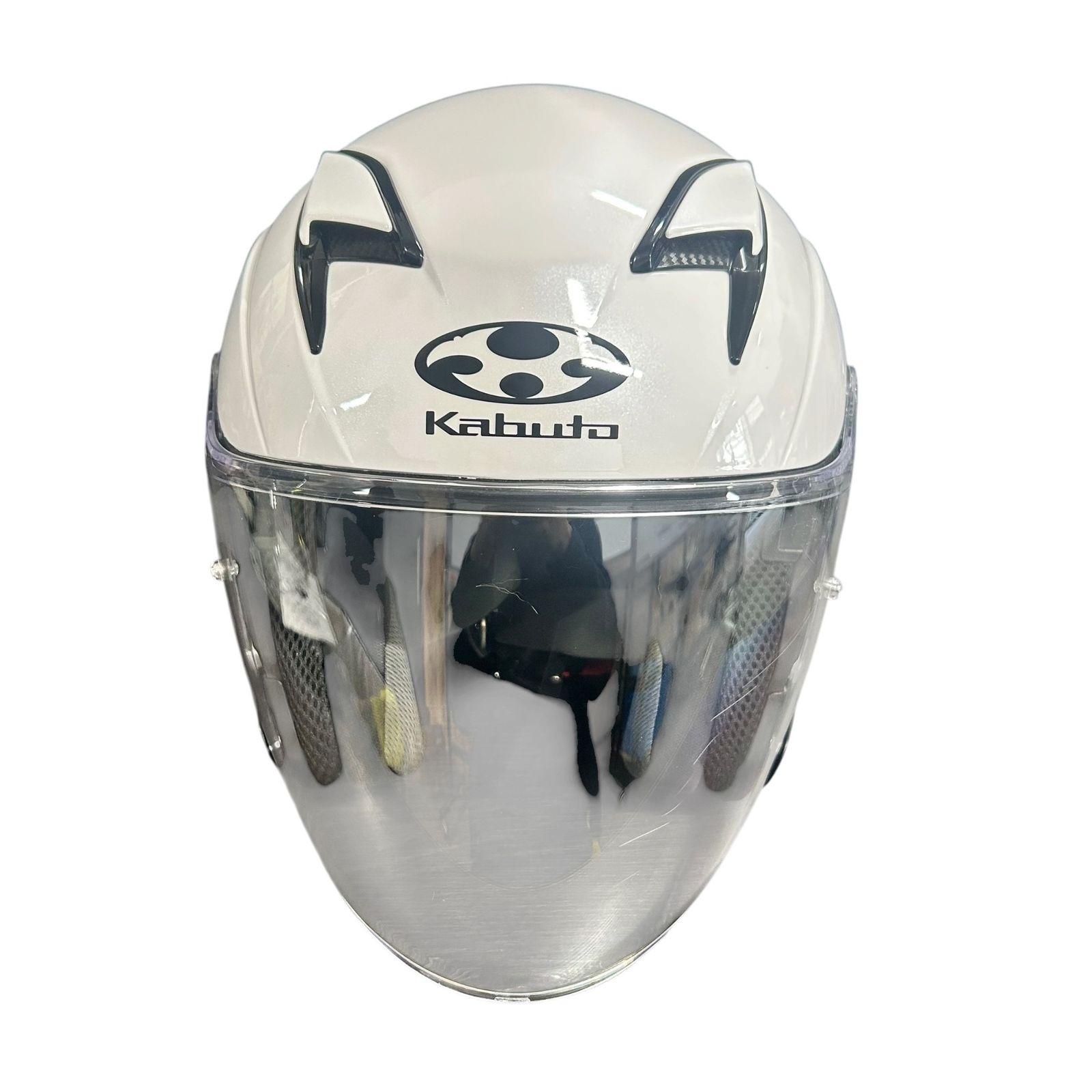 □OGK Kabuto EXCEED ヘルメット Sサイズ 55-56cm バイク用 シールド付 