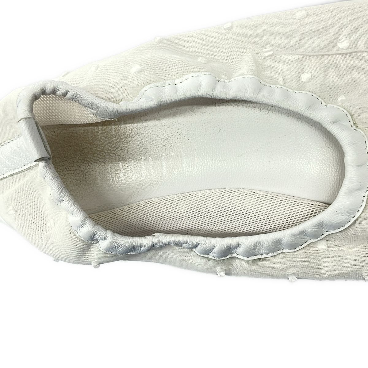 CECILIE BAHNSEN×HEREU セシリーバンセン ヘリュー バレエシューズ ホワイト 37 CECILIE BAHNSEN×HEREU セシリーバンセン ヘリュー バレエシューズ ホワイト 37