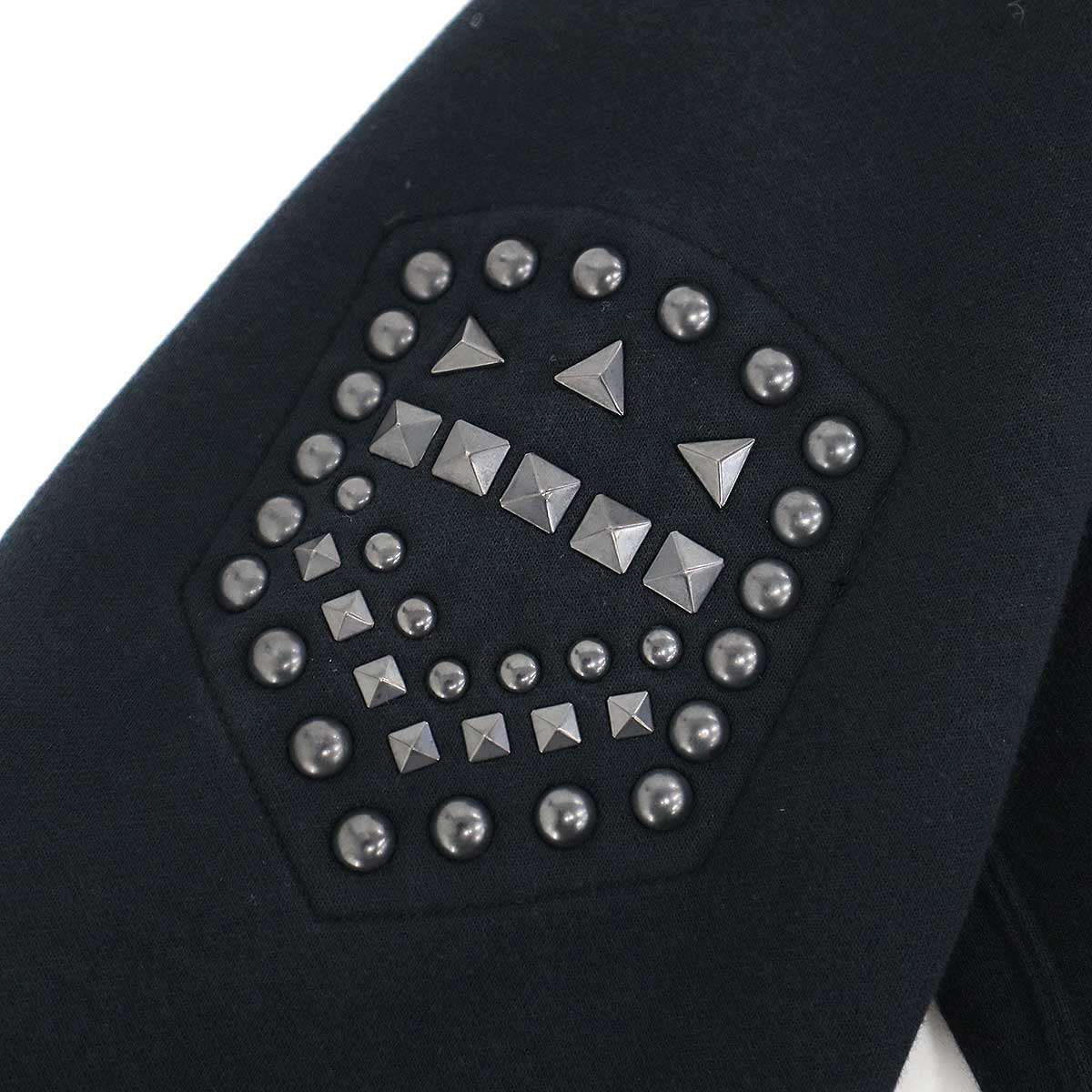 sacai サカイ 25AW Studded Sponge Sweat Hoodie スタッズスポンジスウェットパーカー 25-01132S ブラック 1