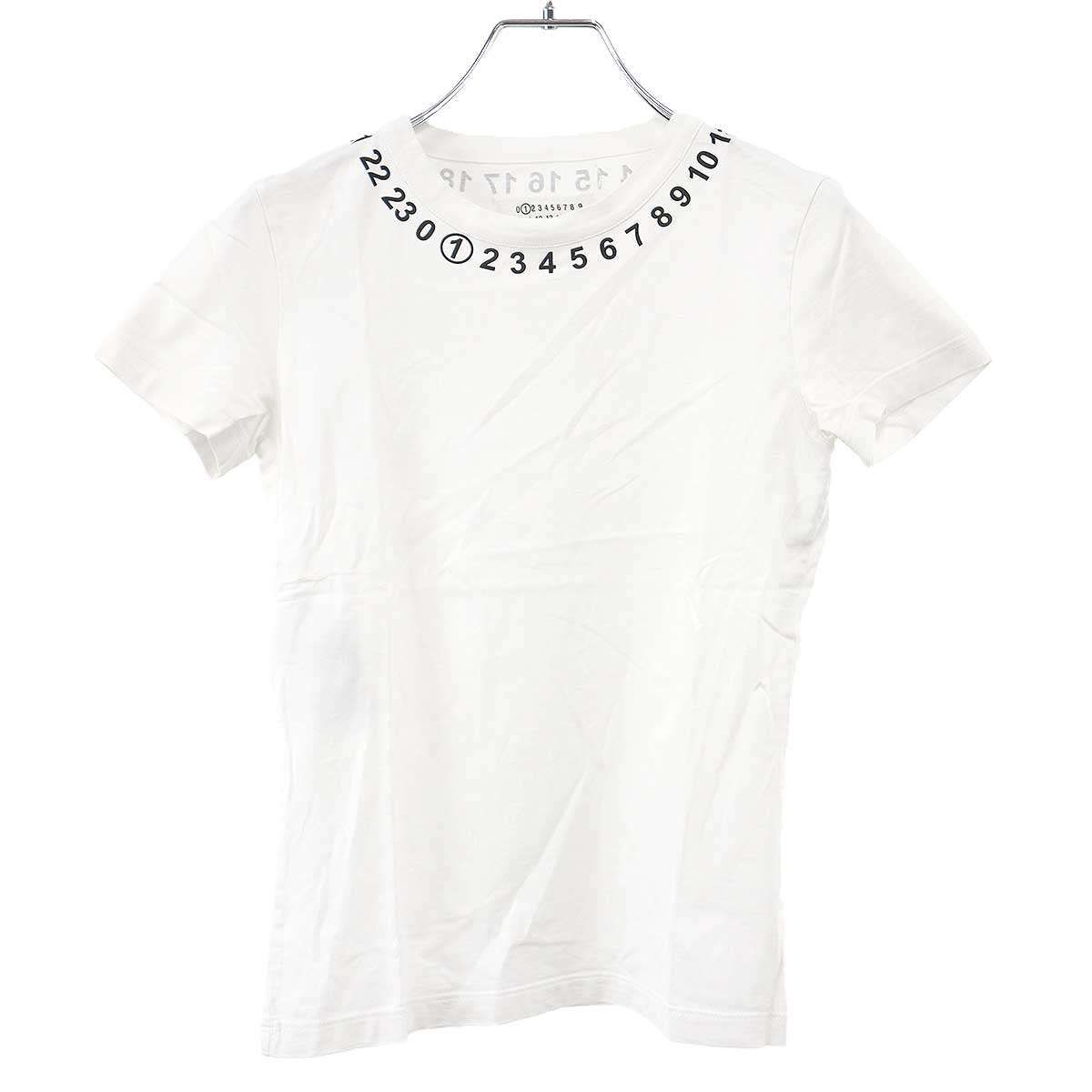 Maison Margiela 1 メゾン マルジェラ 19SS カレンダーロゴTシャツ S51GC0434 ホワイト XS