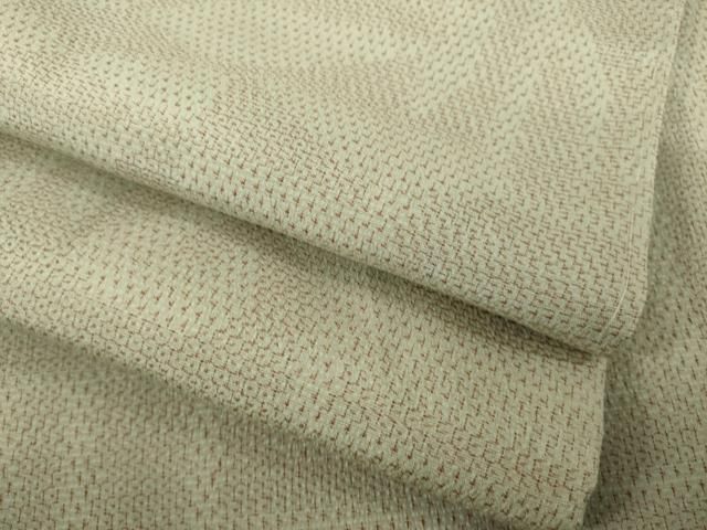 平和屋着物●本塩沢　110亀甲　幾何学文様　正絹　逸品　AABI4432ck