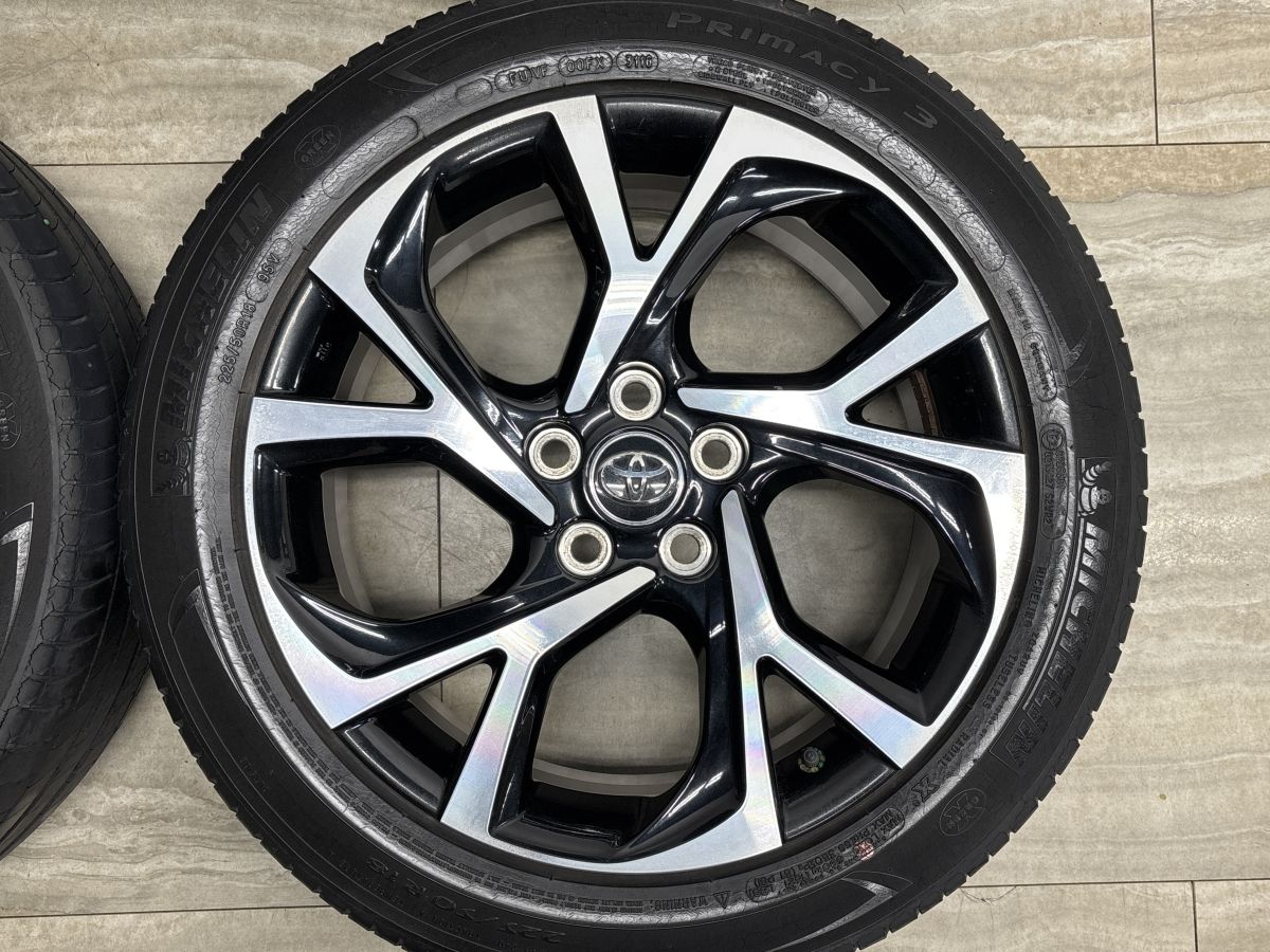 交換用に】トヨタ C-HR 純正 18in 7J +50 PCD114.3 ミシュラン