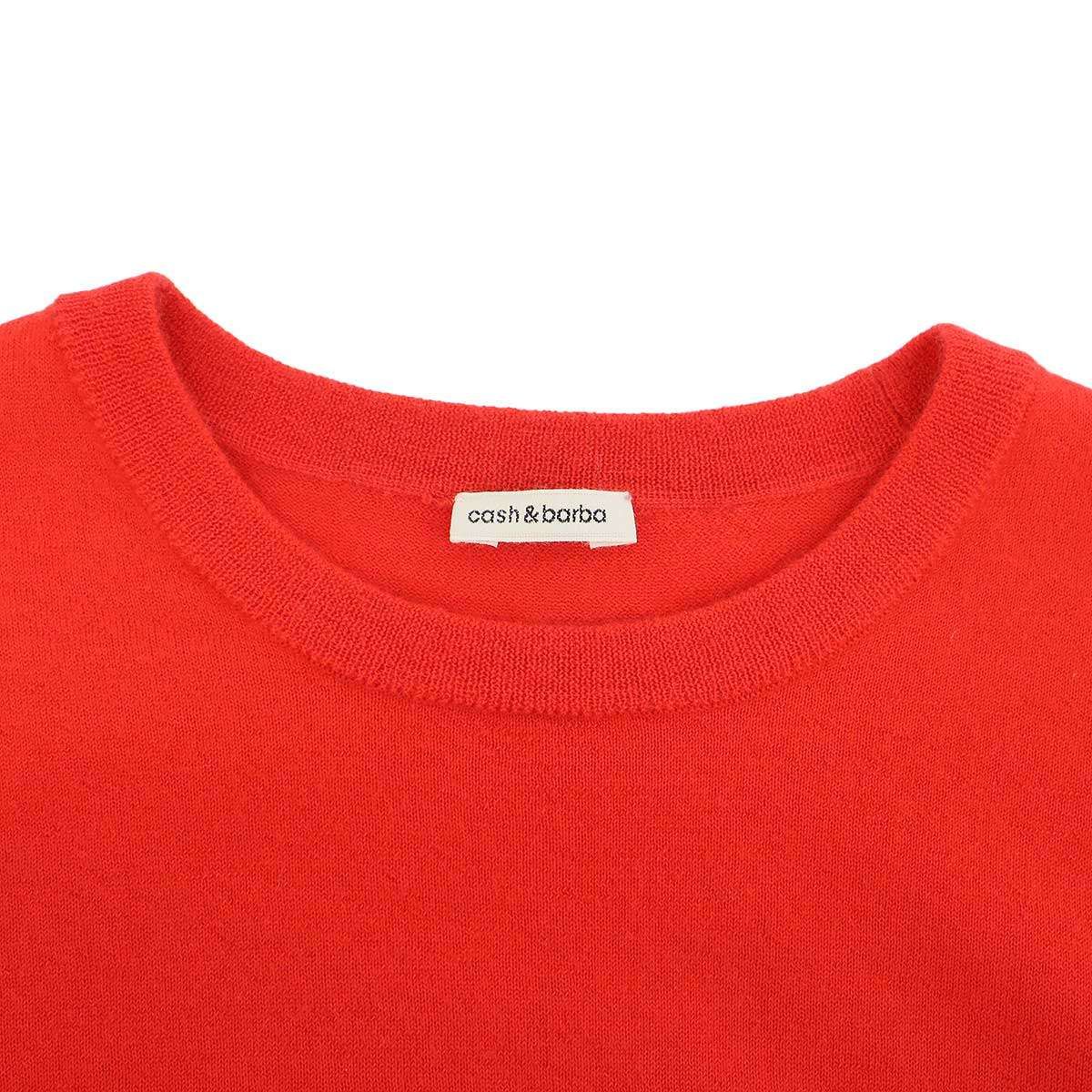 cash&barba キャッシュ&バルバ ウーステッドカシミヤ 150 クルーネック