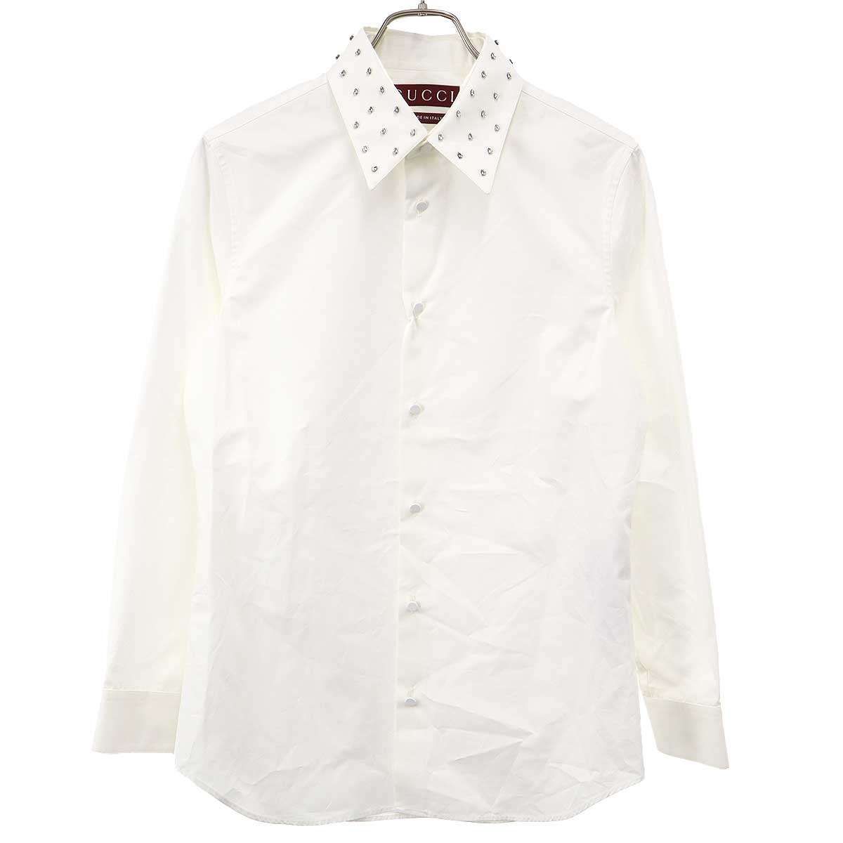 GUCCI グッチ 24AW スタッズカラーブロードシャツ 804113 ZARXL ホワイト 38 45,600円