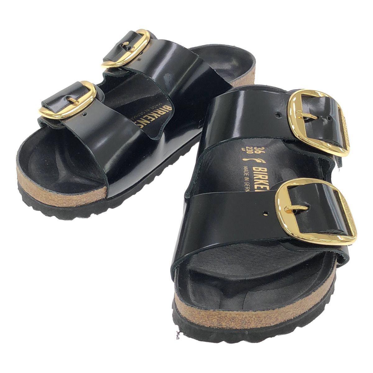 BIRKENSTOCK ビルケンシュトック ARIZONA BIG BUCKLE HEX アリゾナ ビッグバックルサンダル ブラック 36
