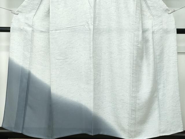 平和屋着物＊夏物　訪問着　縦絽　墨流し文様　暈し染め　正絹　逸品　CABF4579rv