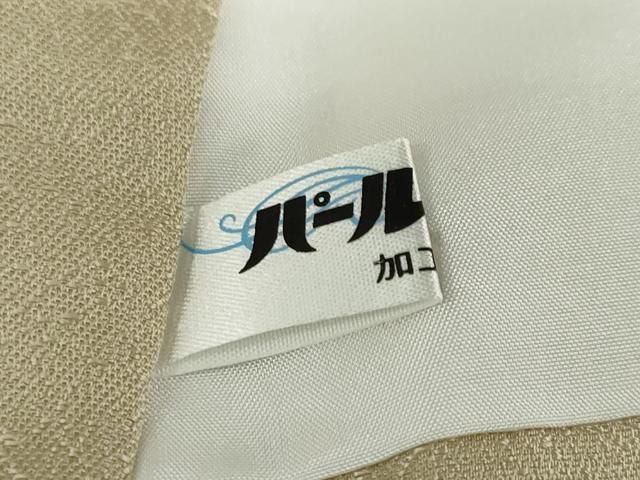 平和屋着物●本加賀友禅作家　由水煌人監修　色無地　干割れ地紋　木蘭色　正絹　逸品　DABD9839ud