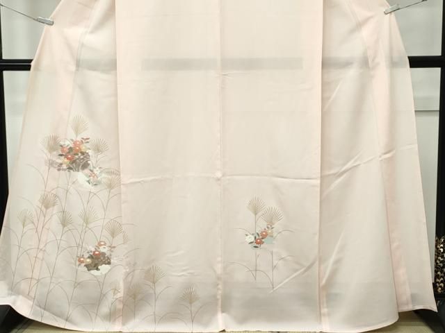 平和屋着物*夏物 訪問着 絽 雪輪草花文 金彩 正絹 逸品 CABF4587rv 平和屋着物*夏物 訪問着 絽 雪輪草花文 金彩 正絹 逸品 CABF4587rv