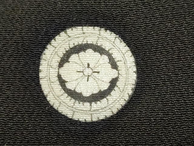 平和屋着物●アンティーク 大正ロマン 黒留袖 群鶴浜松文 銀彩 正絹 逸品 DABD9840ud 平和屋着物●アンティーク 大正ロマン 黒留袖 群鶴浜松文 銀彩 正絹 逸品 DABD9840ud