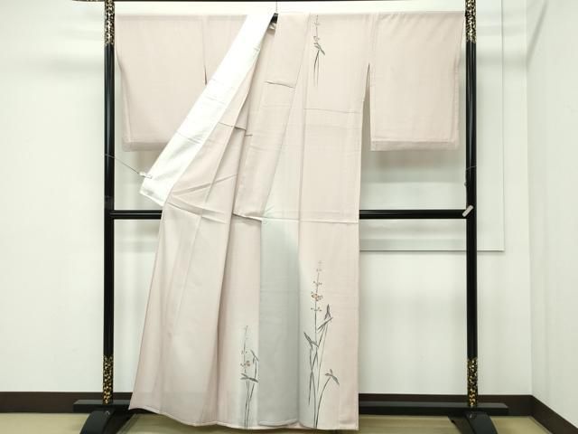 平和屋着物*夏物 訪問着 絽 草花文 銀彩 正絹 逸品 CABF4588rv 平和屋着物*夏物 訪問着 絽 草花文 銀彩 正絹 逸品 CABF4588rv