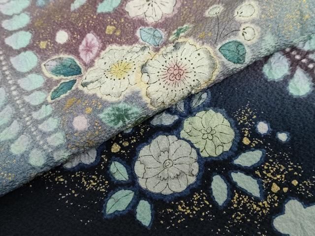 平和屋着物●越後十日町の一流染匠 桐屋・翠山工房 訪問着 絞り 辻が花 暈し染め 金彩 やまと誂製 正絹 逸品 DABD9841ud 平和屋着物●越後十日町の一流染匠 桐屋・翠山工房 訪問着 絞り 辻が花 暈し染め 金彩 やまと誂製 正絹 逸品 DABD9841ud