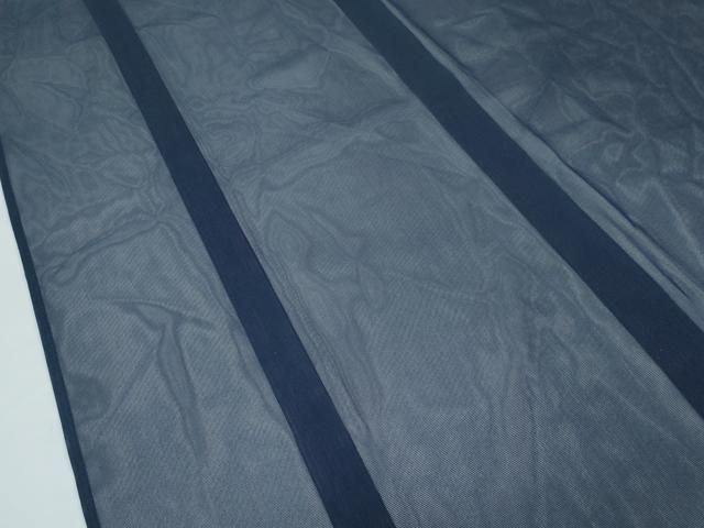 平和屋着物＊夏物　色無地　紗　藍鉄色　ゆう苑　正絹　逸品　CABF4590rv