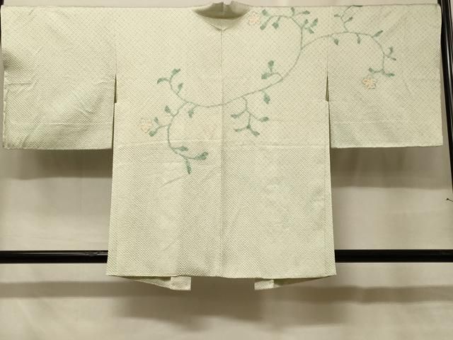 平和屋着物＃羽織　総絞り　枝花文　正絹　逸品　未使用　CABF8859in