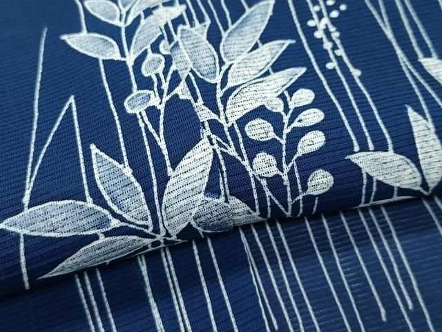平和屋着物＊夏物　訪問着　絽　ろうけつ染め　南天文　正絹　逸品　CABF4591rv