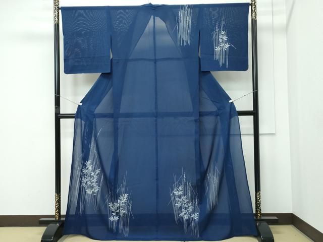 平和屋着物*夏物 訪問着 絽 ろうけつ染め 南天文 正絹 逸品 CABF4591rv