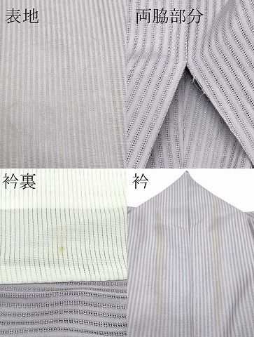平和屋着物＊夏物　色留訪問着　縦絽　総刺繍　楓　萩　露芝文　金銀糸　正絹　逸品　CABF4592rv