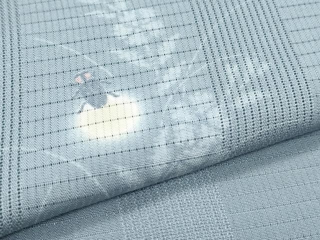 平和屋着物*夏物 小紋 変わり絽 蛍暈し 蛍草花文 正絹 逸品 CABF4596rv 平和屋着物*夏物 小紋 変わり絽 蛍暈し 蛍草花文 正絹 逸品 CABF4596rv