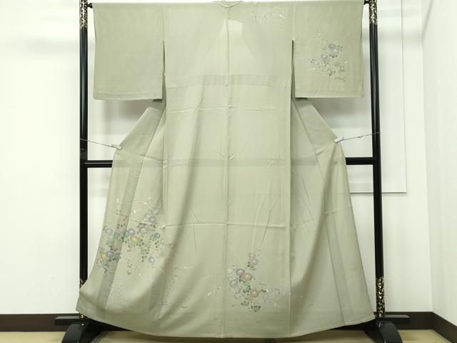 平和屋着物*夏物 訪問着 絽 秋草文 正絹 逸品 CABF4599rv
