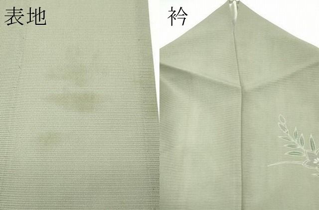 平和屋着物＊夏物　訪問着　絽　秋草文　正絹　逸品　CABF4599rv