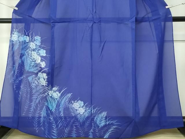 平和屋着物＊夏物　訪問着　絽　草花文　正絹　逸品　CABF4600rv
