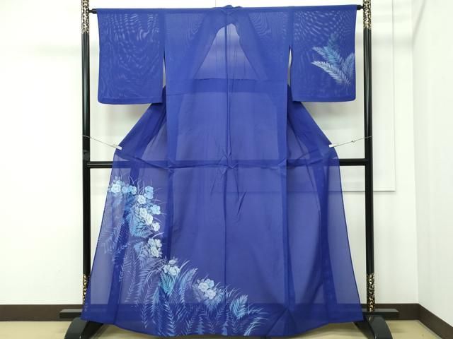 平和屋着物*夏物 訪問着 絽 草花文 正絹 逸品 CABF4600rv