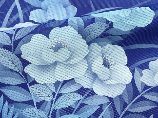 平和屋着物＊夏物　訪問着　絽　草花文　正絹　逸品　CABF4600rv