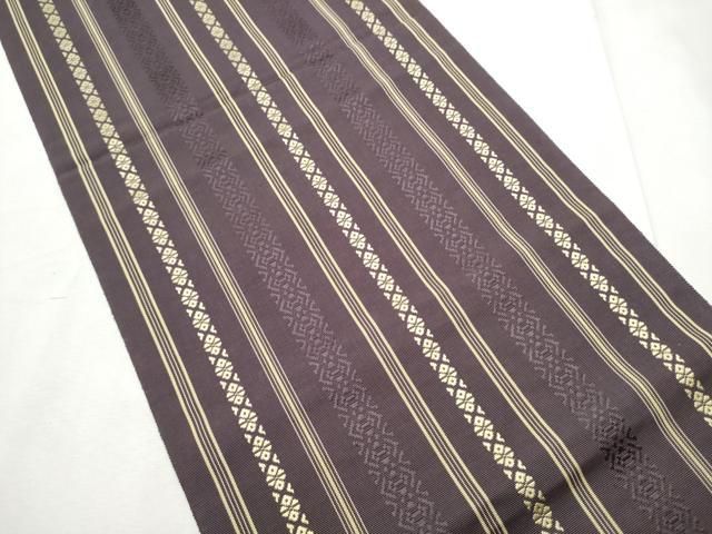 平和屋着物●本場筑前博多織 八寸名古屋帯 献上 証紙付き 正絹 逸品 CABF8665hy 平和屋着物●本場筑前博多織 八寸名古屋帯 献上 証紙付き 正絹 逸品 CABF8665hy
