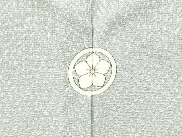 平和屋着物▽上質な小紋　単衣　霞文　暈し染　正絹　逸品　DABD5909fe