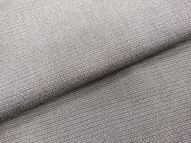 平和屋着物▽本塩沢　単衣　180亀甲　総詰め　正絹　逸品　DABD5912fe