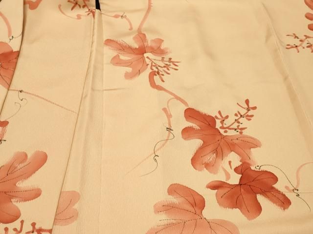 平和屋着物＃羽織 草花文 黒地 交織 CABF8857in 送料無料】平和屋着物＃羽織 総刺繍 鼓文 黒地 正絹 逸品