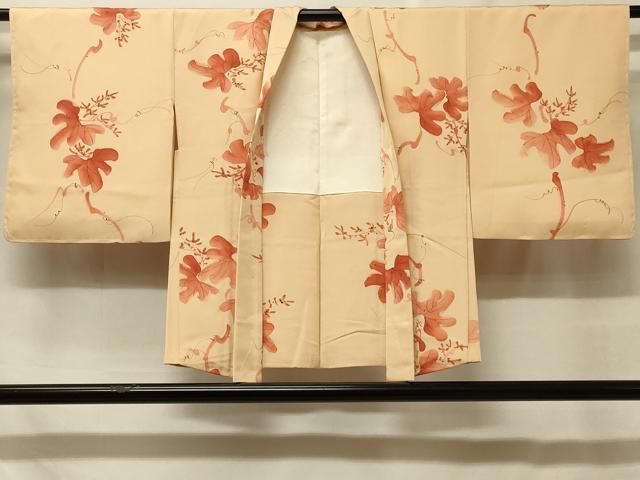 平和屋着物＃羽織　手描き　枝葉文　正絹　逸品　未使用　CABF8866in 11,856円