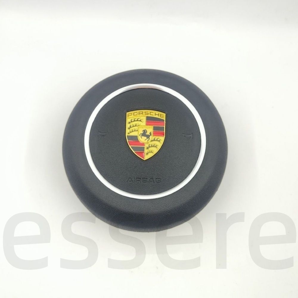 Porsche ポルシェ カイエン マカン パナメーラ マカ ハンドルホーンカバー ステアリングセンターパネル ジャスパー 玉岩風 内装パーツ カスタム ドレスアップ