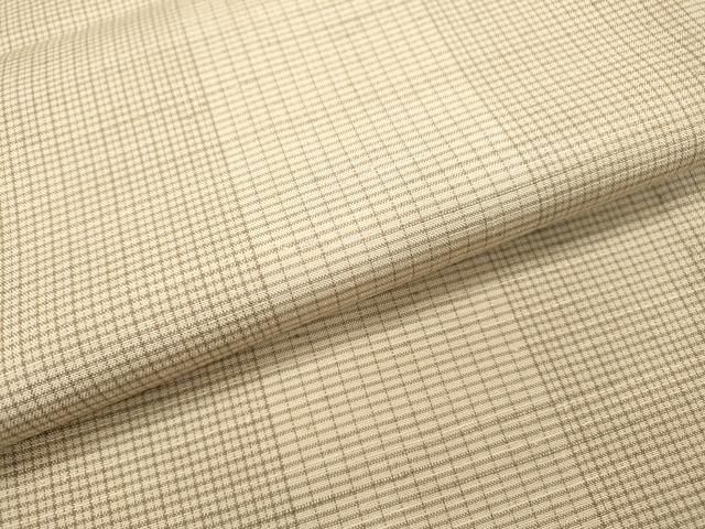 平和屋着物▽柿渋紬　単衣　粋　柿渋染　間道　証紙付き　正絹　逸品　DABD5927fe
