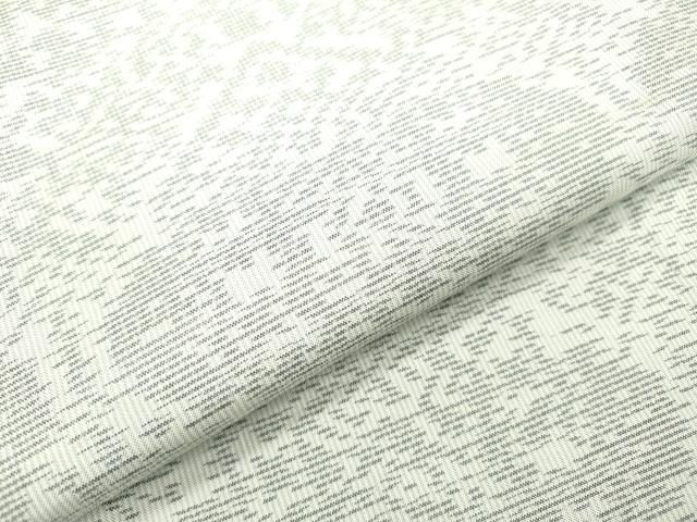 平和屋着物▽本場大島紬 白大島 単衣 花菱文 正絹 逸品 DABD5933fe 平和屋着物▽本場大島紬 白大島 単衣 花菱文 正絹 逸品 DABD5933fe