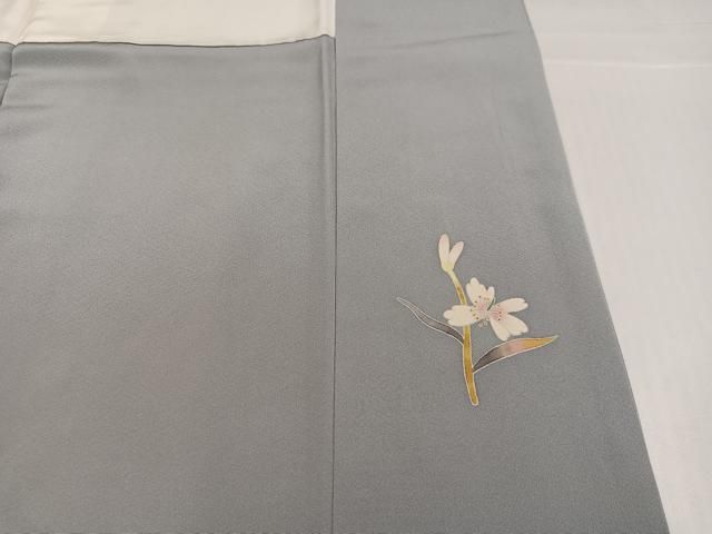 平和屋着物●京加賀友禅 百貫石峰 訪問着 友禅 作家物 枝垂れ桜 正絹 逸品 AABI2964ph 平和屋着物●京加賀友禅 百貫石峰 訪問着 友禅 作家物 枝垂れ桜 正絹 逸品 AABI2964ph