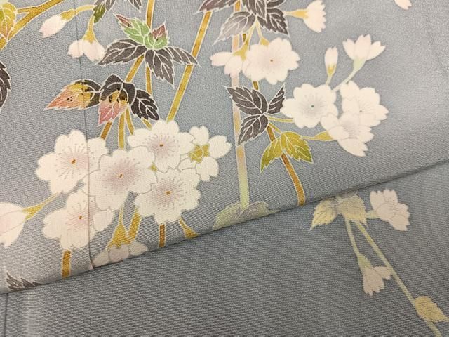 平和屋着物●京加賀友禅 百貫石峰 訪問着 友禅 作家物 枝垂れ桜 正絹 逸品 AABI2964ph 平和屋着物●京加賀友禅 百貫石峰 訪問着 友禅 作家物 枝垂れ桜 正絹 逸品 AABI2964ph