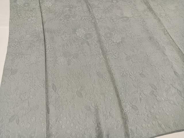 平和屋着物●上質な色無地　辻が花地紋　蕎麦切色　三越扱い　正絹　逸品　AABI2967ph
