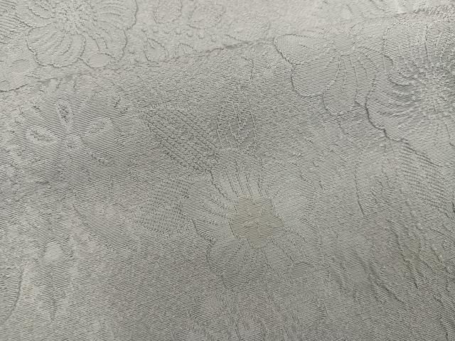 平和屋着物●上質な色無地　辻が花地紋　蕎麦切色　三越扱い　正絹　逸品　AABI2967ph