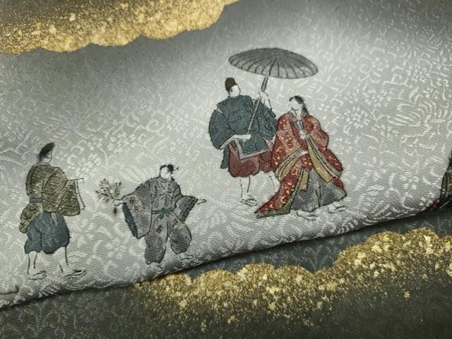 平和屋着物●豪華色留袖 作家物 御所車人物花文 暈し染め 金彩 正絹 逸品 未使用 CABF3478ut 平和屋着物●豪華色留袖 作家物 御所車人物花文 暈し染め 金彩 正絹 逸品 未使用 CABF3478ut