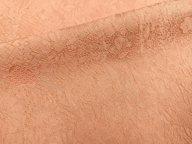 平和屋着物●上質な色無地 源氏車花地紋 宍色 正絹 逸品 AABI2969ph 平和屋着物●上質な色無地 源氏車花地紋 宍色 正絹 逸品 AABI2969ph