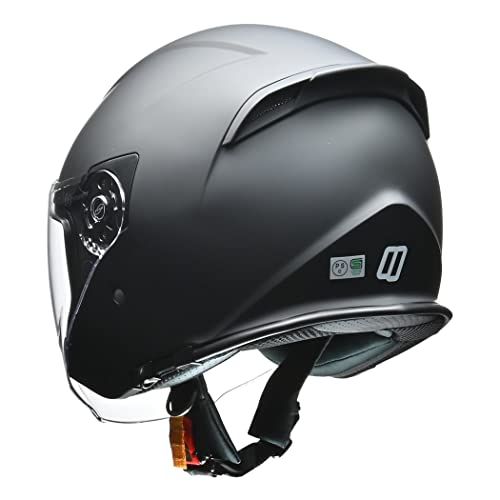 リード工業(LEAD) バイク用 インナーシールド付き ジェットヘルメット FLX マットブラック LLサイズ (61-62cm未満)wb a153ccda