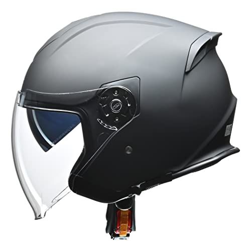 リード工業(LEAD) バイク用 インナーシールド付き ジェットヘルメット FLX マットブラック LLサイズ (61-62cm未満)wb a153ccda
