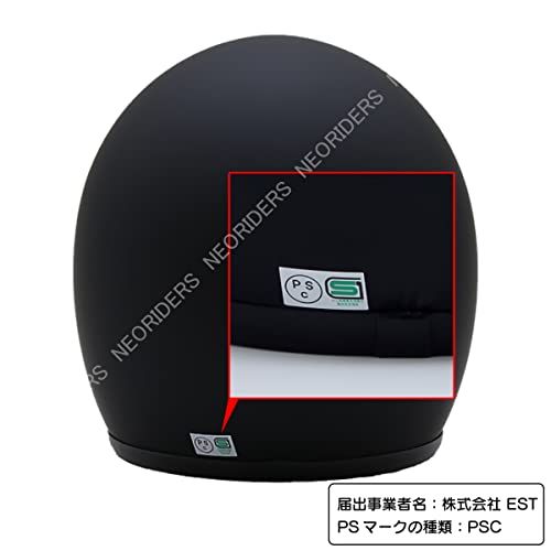 ネオライダース (NEORIDERS) 新仕様：ES-3 スモールジェット ヘルメット-フリーサイズ-57-60cm未満-SG/PSC-眼鏡-メガネ-スリット入り-ES-3wb a0c78d84
