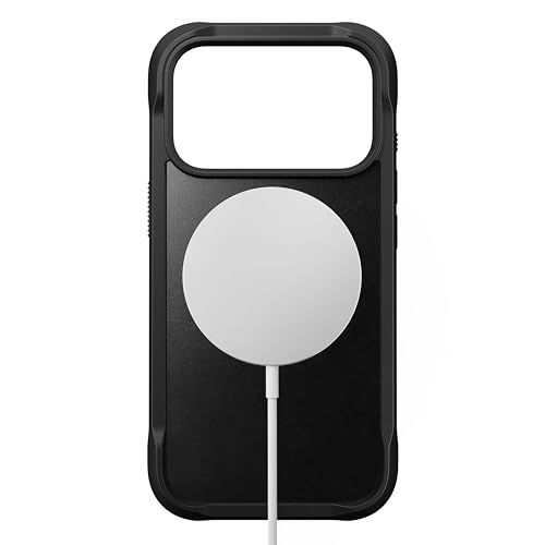 [NOMAD] ノマド iPhone 17 Pro用 Rugged Leather Case（側面TPU＋レザー） ホーウィンレザー 耐衝撃 MagSafe対応 国内正規品 (ブラック)wb b5f17dcf