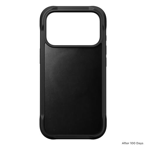 [NOMAD] ノマド iPhone 17 Pro用 Rugged Leather Case（側面TPU＋レザー） ホーウィンレザー 耐衝撃 MagSafe対応 国内正規品 (ブラック)wb b5f17dcf